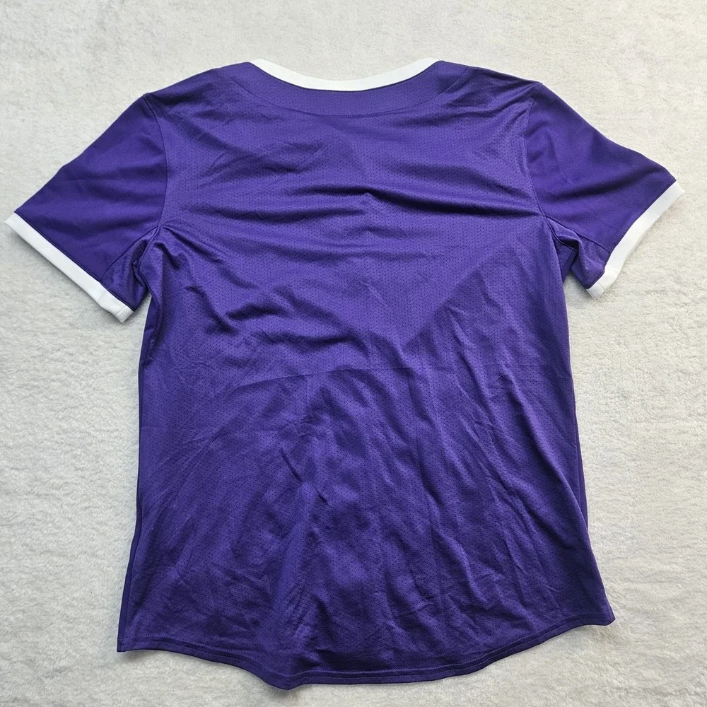 Nike Stock Vapor Select2 Full Button Softball Game Jersey Women's M Purple - Picture 2 of 6